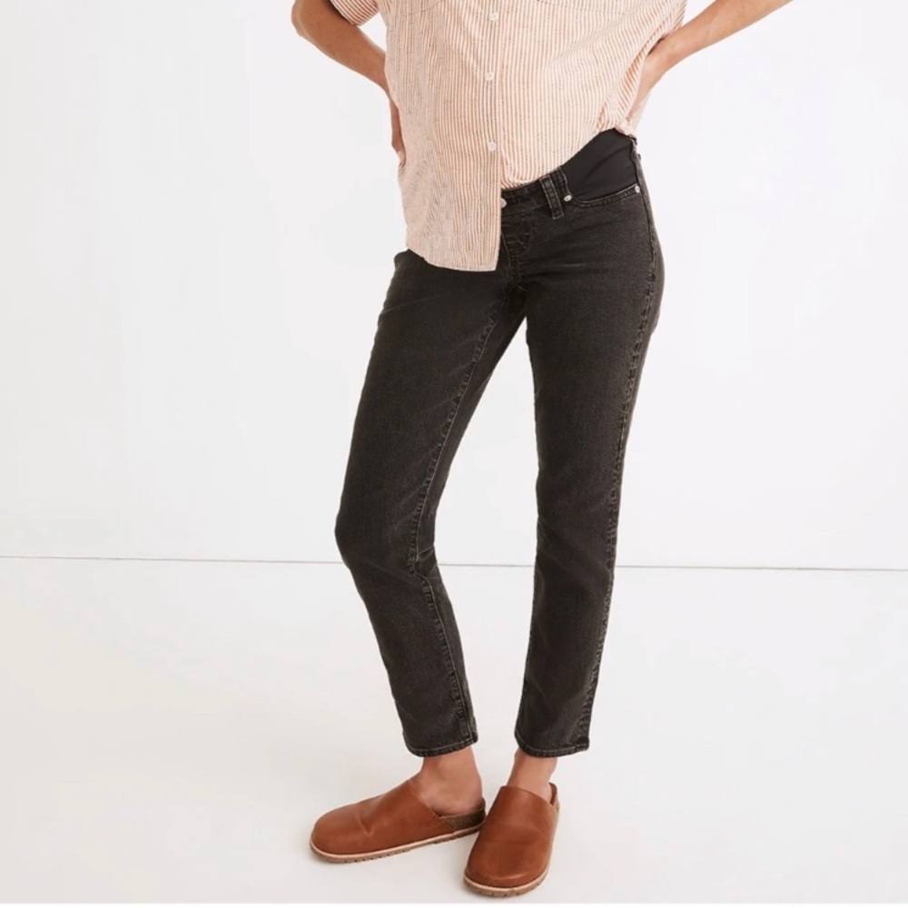 Madewell Black Straight-Leg Jeans